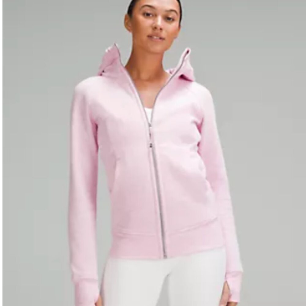 Lululemon Scuba Full-Zip Hoodie - Heathered Vitapink - NWT